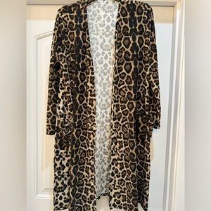 Texas True Threads animal print Cardigan